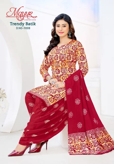 Trendy Batik Vol 11 By Mayur Pure Cotton Printed Dress Material Collection
